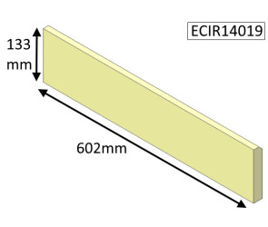 ECIR14019 Parkray Upper Rear Brick  |  Aspect 14 (NON Eco)